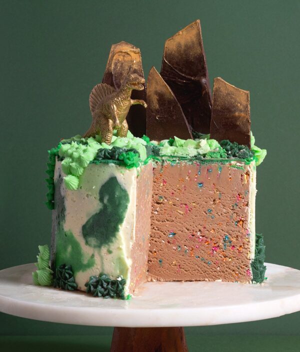 Kids Dinosaur Ice Cream Cake - Image 2