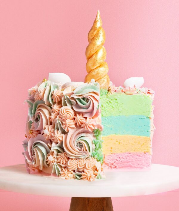 Kids Unicorn Ice Cream Cake - Image 2