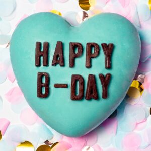 Happy Birthday Heart Cake