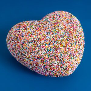 Chocolate Birthday Heart Cake