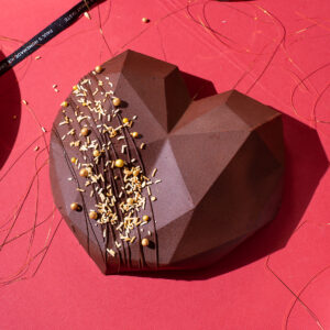 Vegan Lotus Heart Cake
