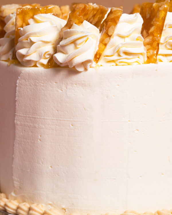 Salted Vanilla Cashew Praline Cake - Image 2