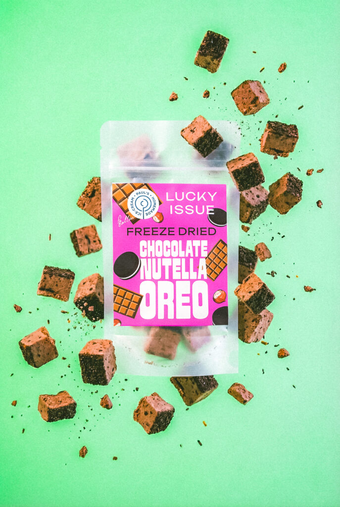 Freeze dried choc nutella