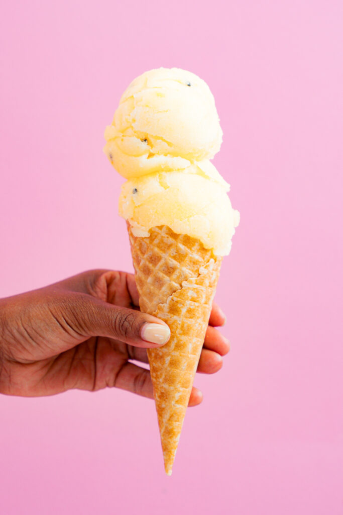 Pauls Homemade Ice Cream Mango Granadilla Sorbet
