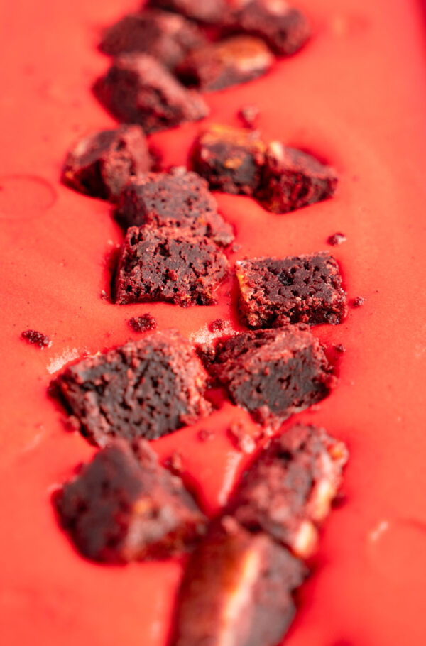 Pauls Homemade Ice Cream Red Velvet Brownies Flavour
