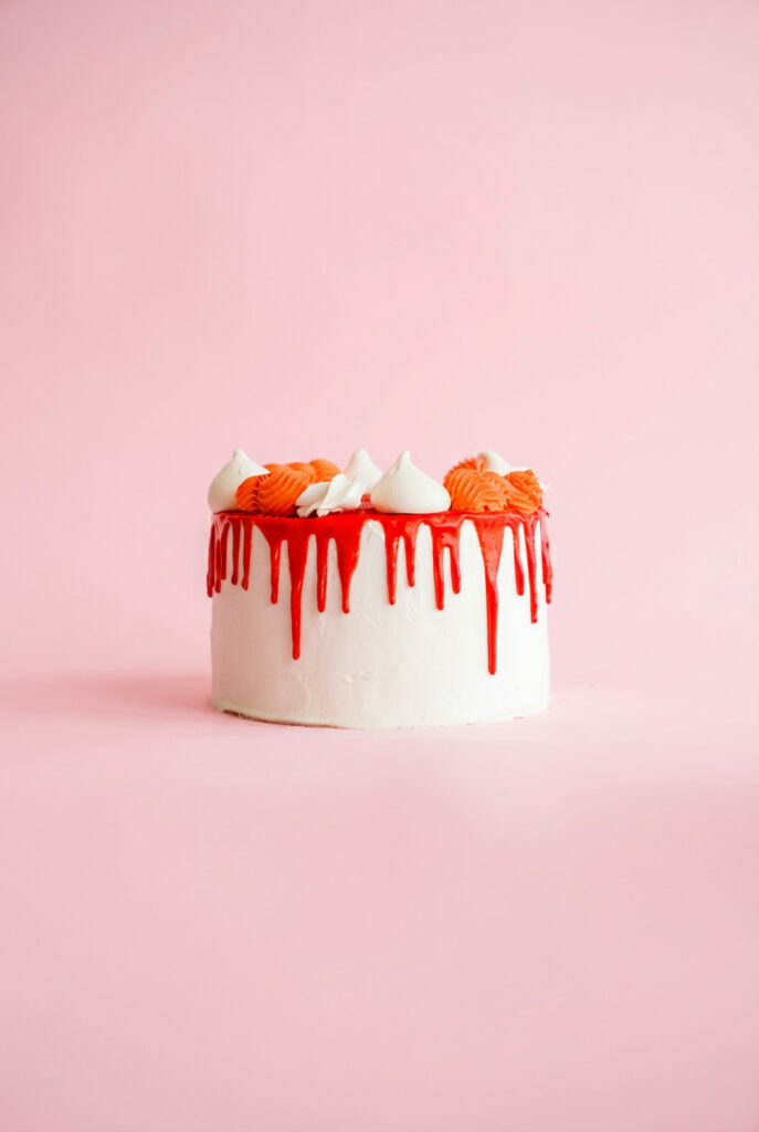 White Chocolate Raspberry Pavlova Cake