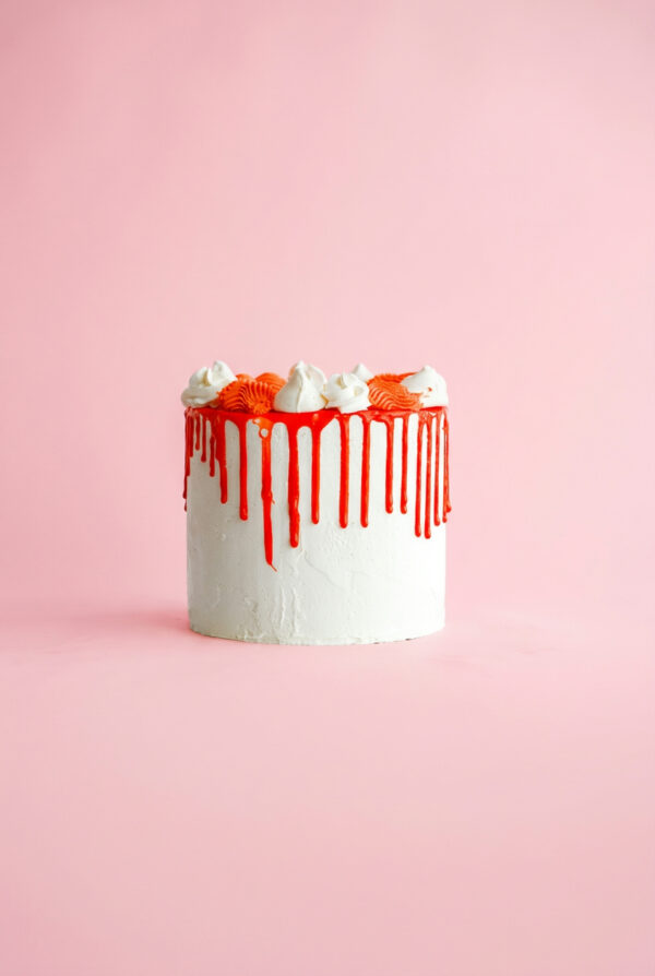 White Chocolate Raspberry Pavlova Cake